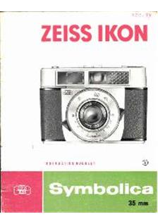 Zeiss Ikon Symbolica manual. Camera Instructions.